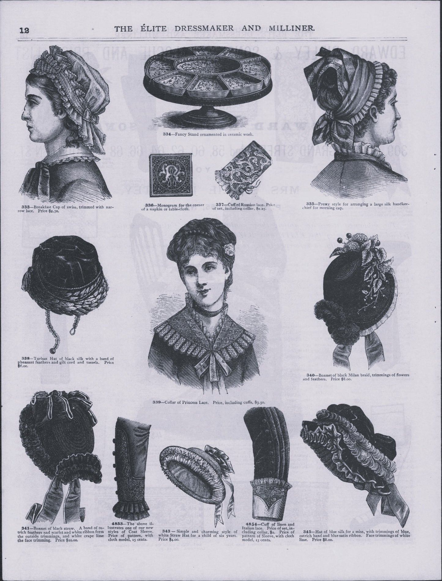 📥 The Elite Dressmaker and Milliner, 1878 July, Vol 2 No 12, E-book INSTANT DOWNLOAD.