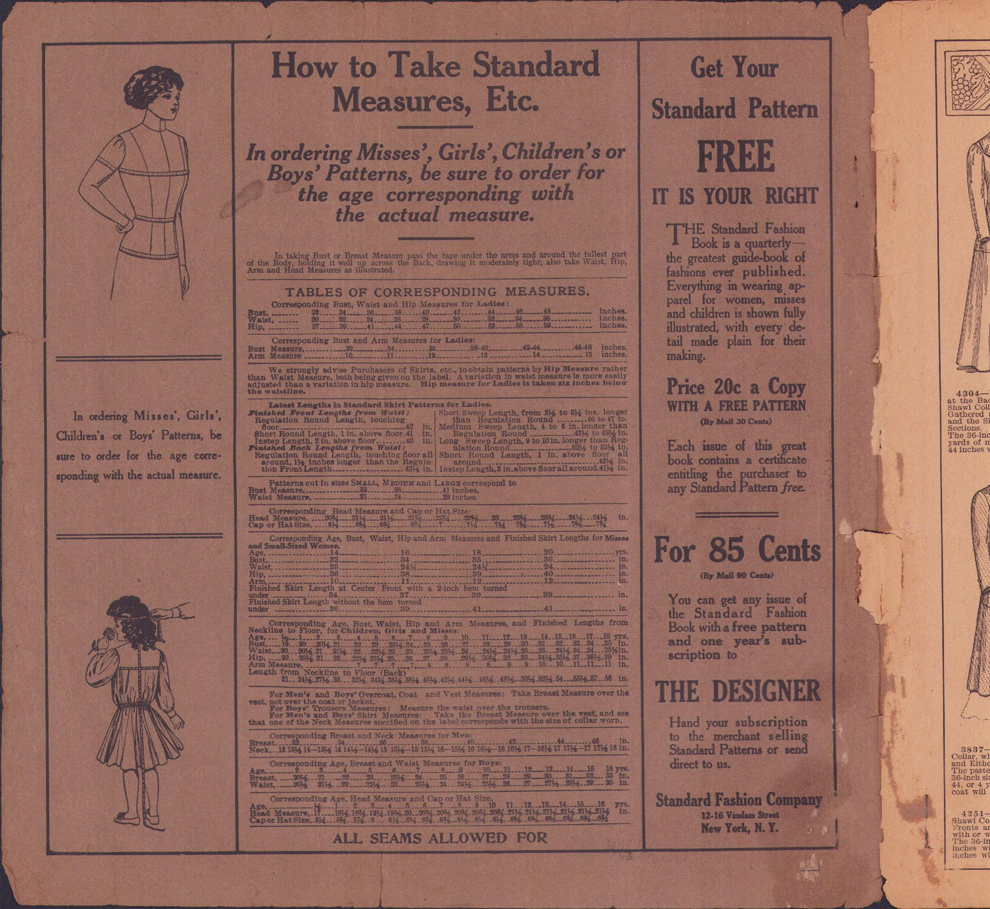 1910 The Handy Catalogue of Standard Patterns Autumn / Winter. E-book DOWNLOAD.