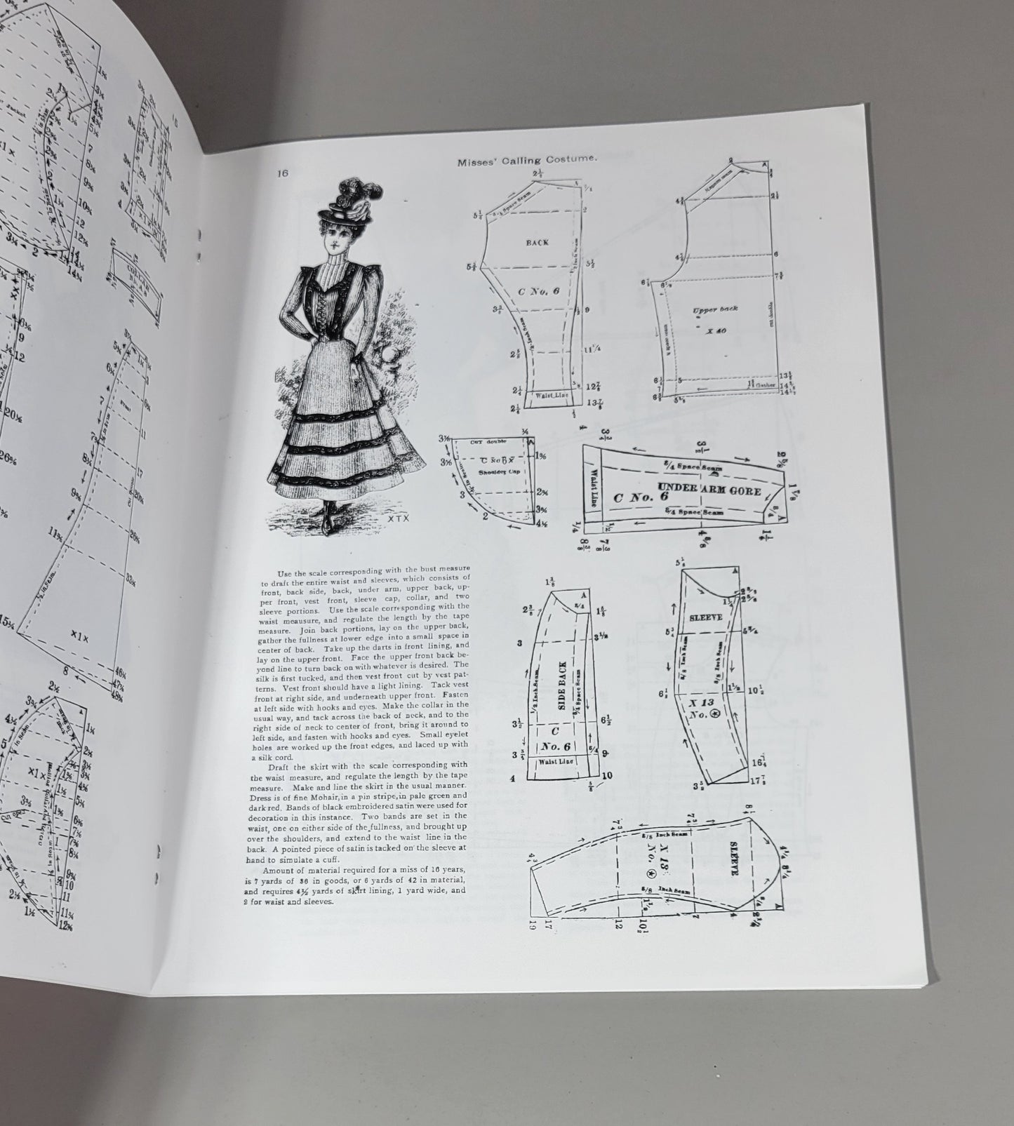 Voice of Fashion Pattern Book, Winter 1898, Vol 12 No 50, W. H. Goldsberry, REPRINT.