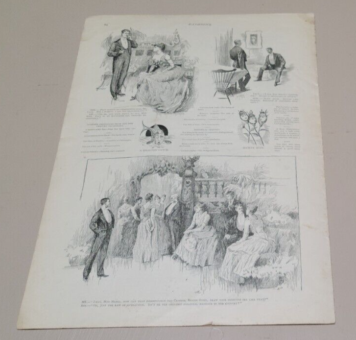 1892 FASHIONS. January Journal American Woman Paper Original Dress, Victorian