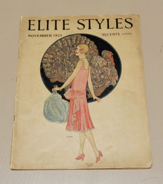 1925 Elite Styles Novembe Dressmaker Tailor Fashion Loving Public Catalog Ladies