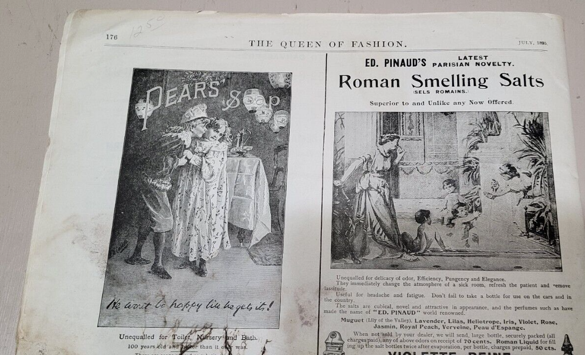 1895 Original The Queen of Fashion Paper July. New York Ladies' McCalls Pattern