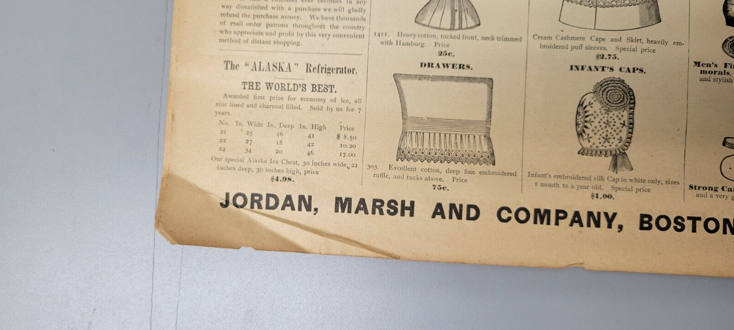 1893 Original The Queen of Fashion Paper March. New York Ladies' Fashion Pattern