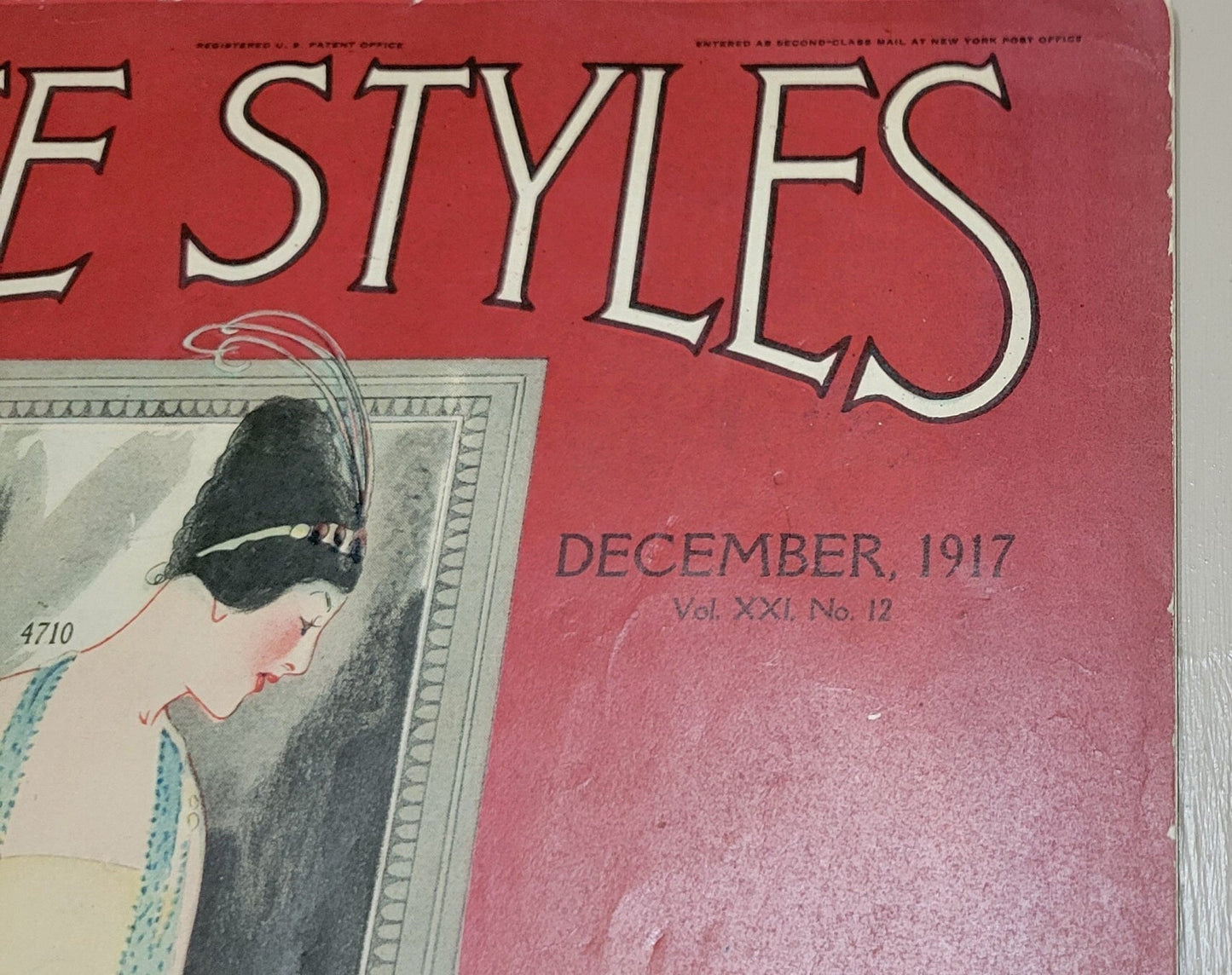 Elite Styles Original 1917 December Dressmaker Tailor Fashion Catalog Ladies