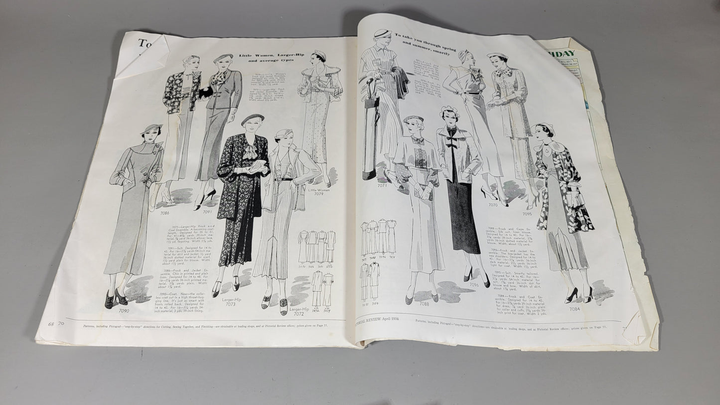 Pictorial Review April 1934 Magazine