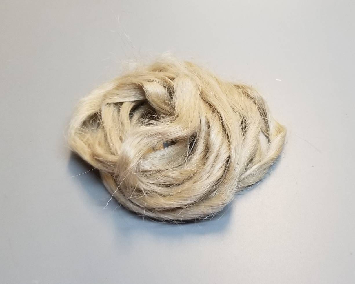 Hemp Fiber. Sliver Natural Top Roving. Great for Spinning, Knitting, Weaving, Felting. Ethical & Sustainable Grown