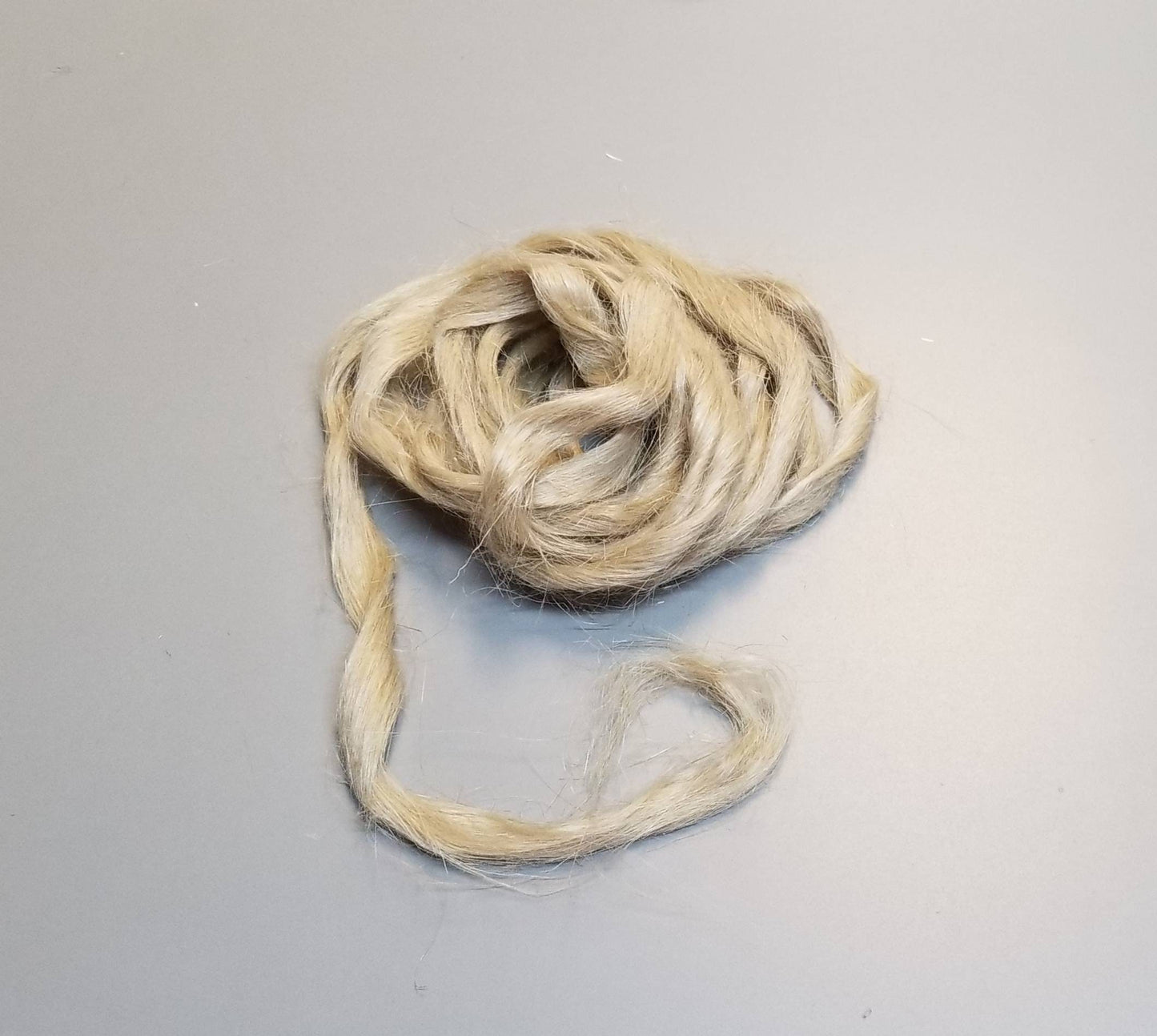 Hemp Fiber. 1 Pound (16 Ounces) Sliver Natural Top Roving. Great for Spinning, Knitting, Weaving, Felting. Ethical & Sustainable Grown