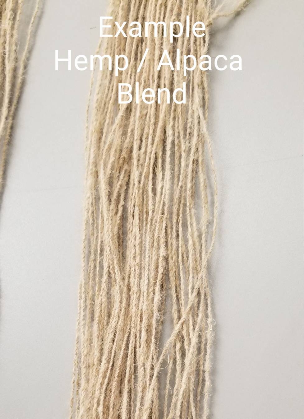 2 oz Hemp / Alpaca Custom Blend Fiber Sliver, Light Brown Card Roving, Natural Fibers, Great for Fiber Arts, Spinning, Felting, and Knitting