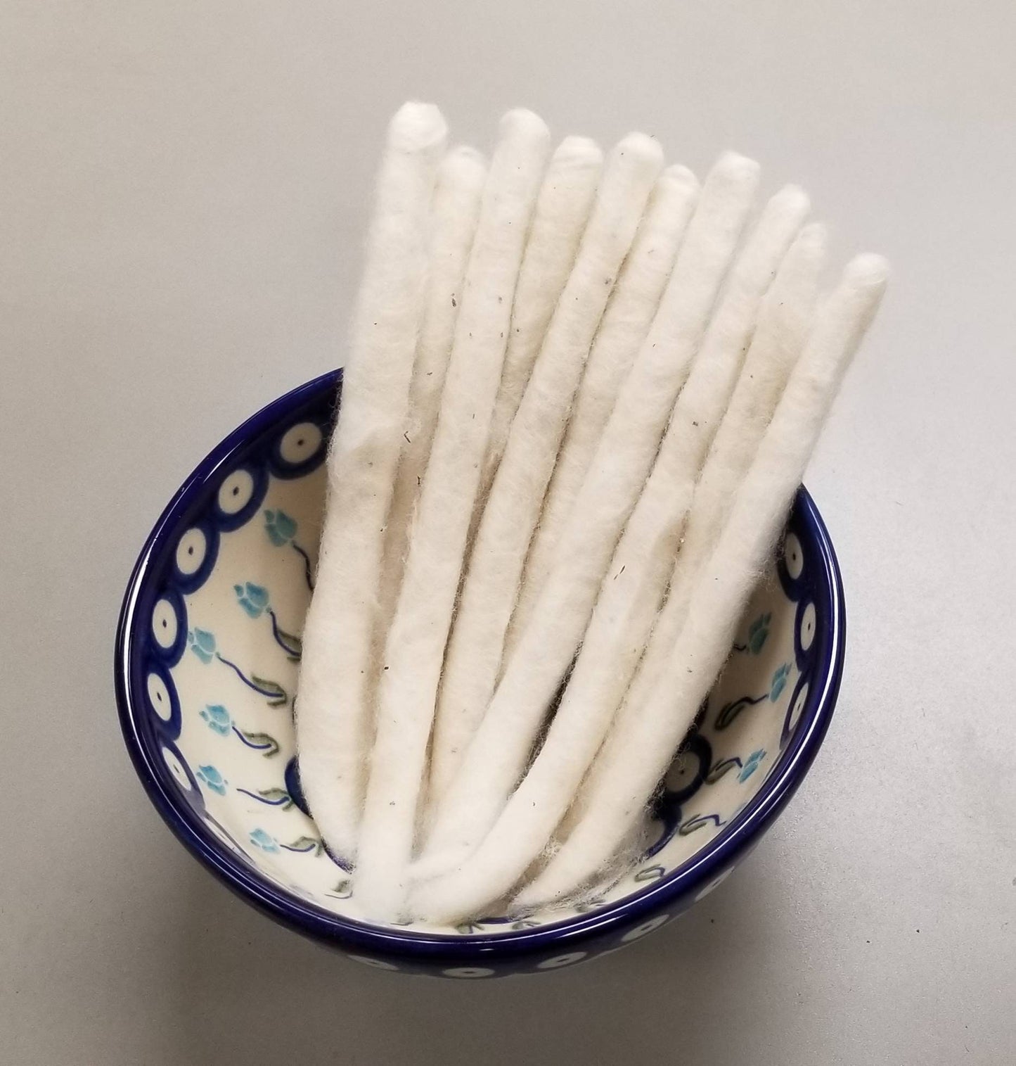 Cotton - 0.5 oz of Hand-Rolled Cotton Poonies. Approximately 12 Poonies.