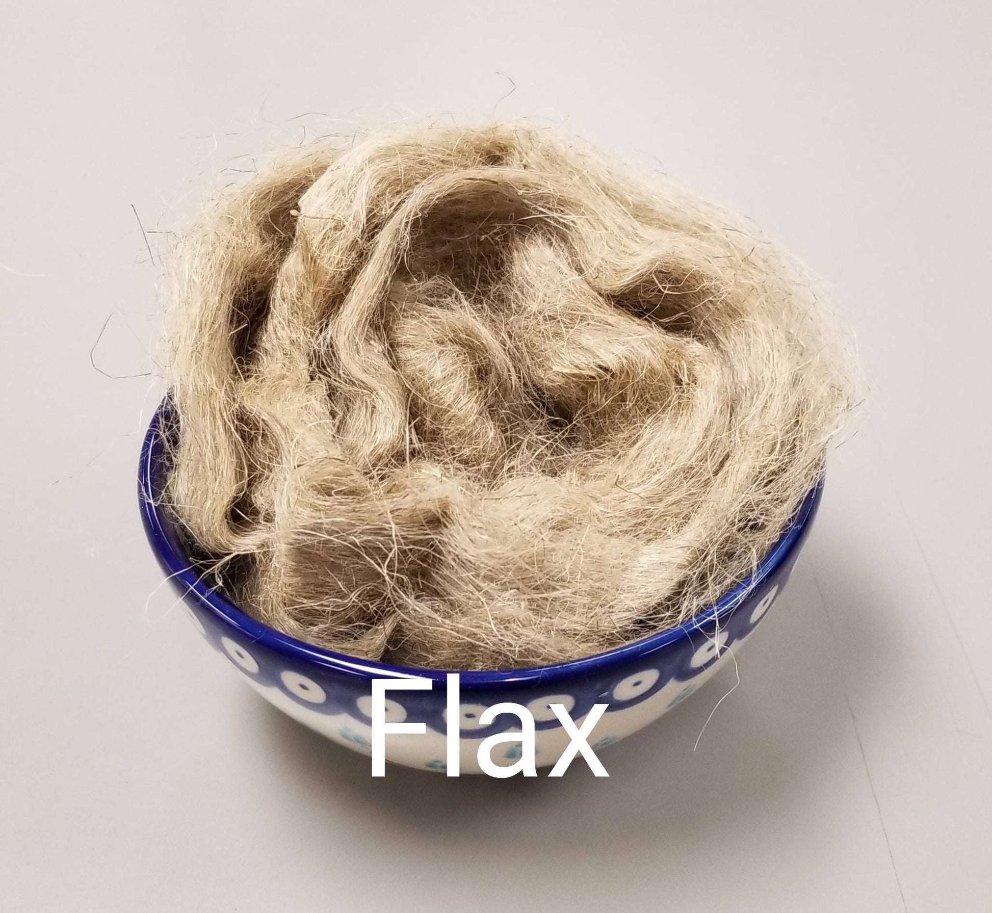 Flax Fiber Natural Card Sliver. 2oz Great for Carding, Knitting, Spinning, Weaving, Fiber Arts!