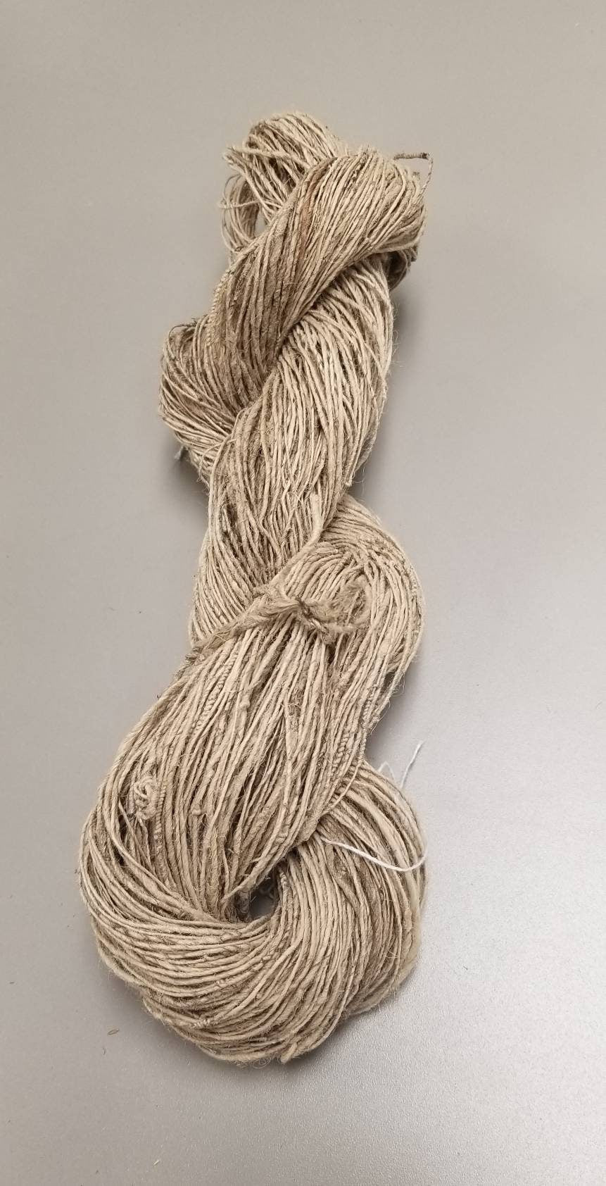 Nettle Yarn, Hand Spun Skein, Natural Fiber, Great for Kitting, Crochet, Weaving, Craft, and Fiber Arts