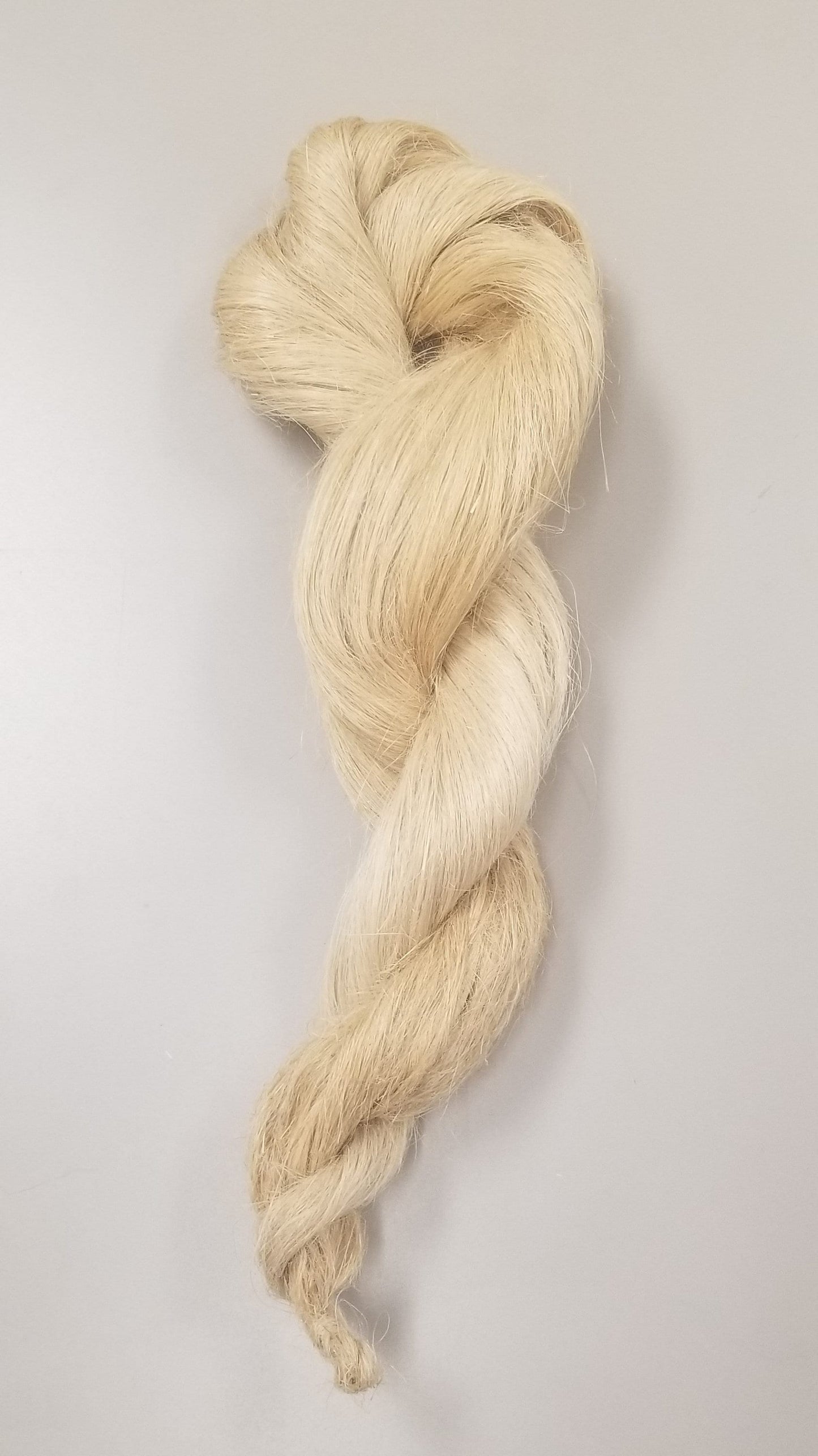 Flax Strick, Natural Long Line Bast Fiber, Great for Spinning, Weaving, Fiber Crafts, Doll Making and Crafts. Approx. Medium Coarseness.