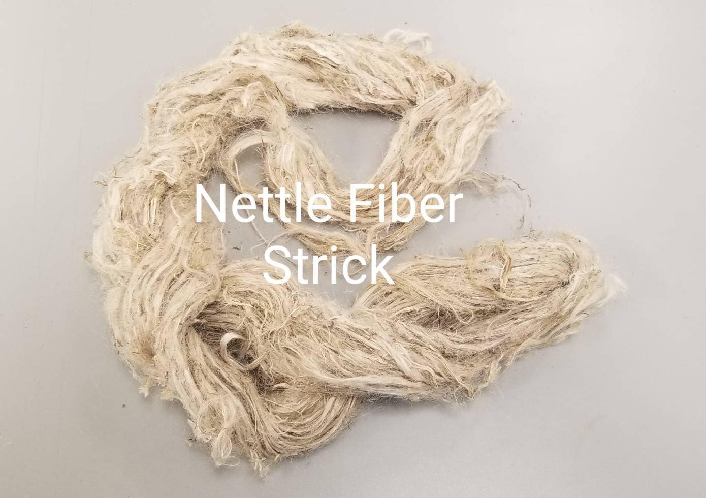 Nettle Strick, 6 oz, Long Fiber Bundle, Himalayan Mountain Nettle, 100% Vegetable Fiber, Great for Basketry, Knitting, Weaving, Fiber Arts