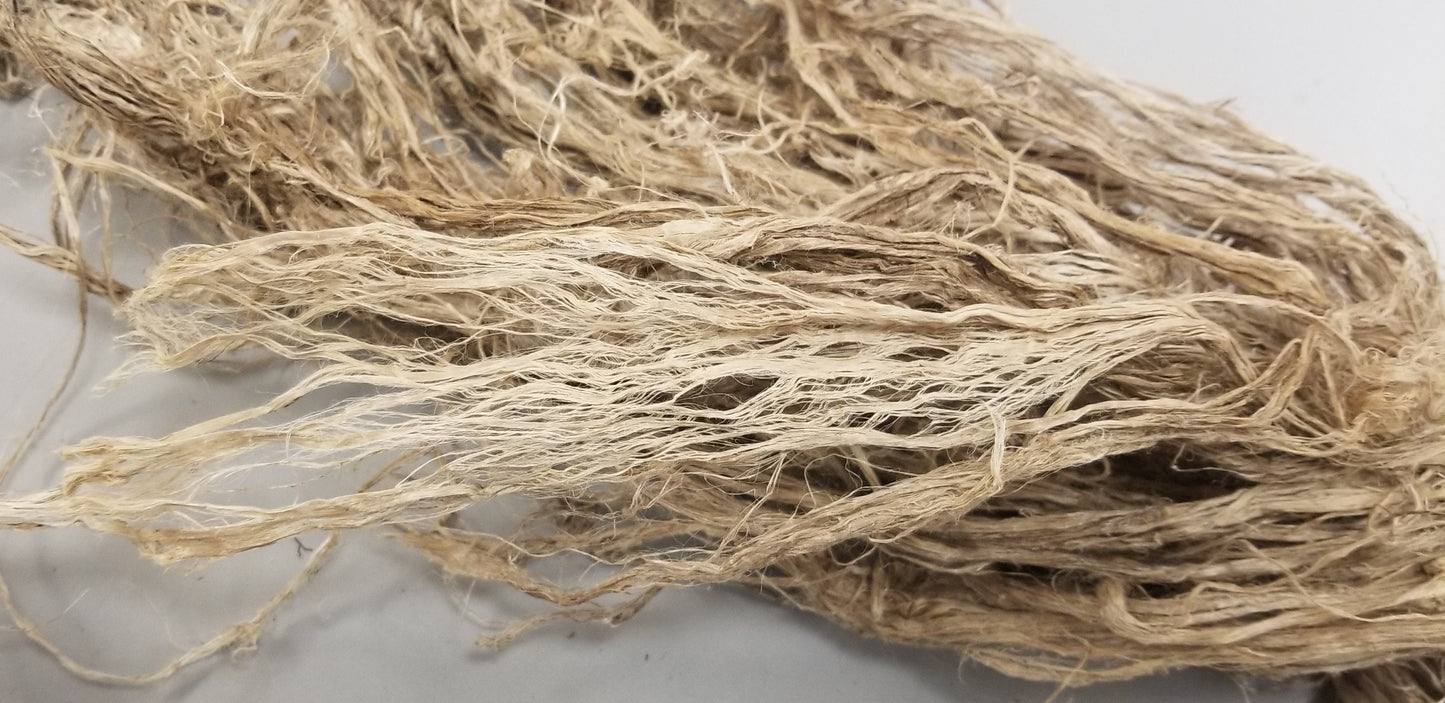 Hemp, 1 Pound (16 ounces), Long Fiber Bundle, "Hand of Hemp", 100% Vegetable Fiber, Great for Basketry, Knitting, Weaving, Fiber Arts Crafts