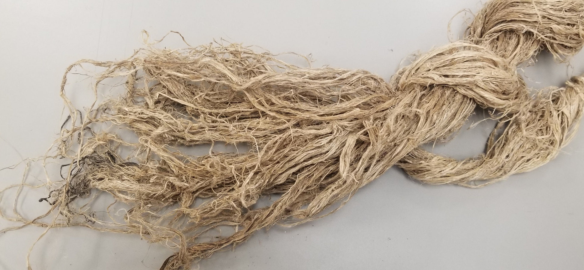 Hemp Strick, 6 oz, Long Fiber Bundle, "Hand of Hemp", Himalayan Hemp 100% Vegetable Fiber, Great for Basketry, Knitting, Weaving, Fiber Arts