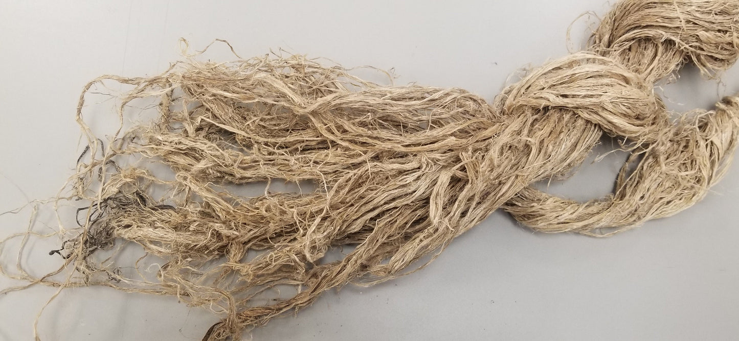 Hemp, 1 Pound (16 ounces), Long Fiber Bundle, "Hand of Hemp", 100% Vegetable Fiber, Great for Basketry, Knitting, Weaving, Fiber Arts Crafts