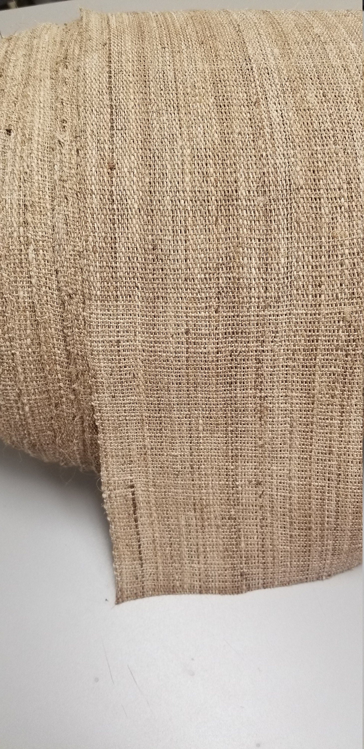 Nettle Hand Loom Woven Fabric. By the 1/2 Yard. 100% Plant Fiber. 26" Wide