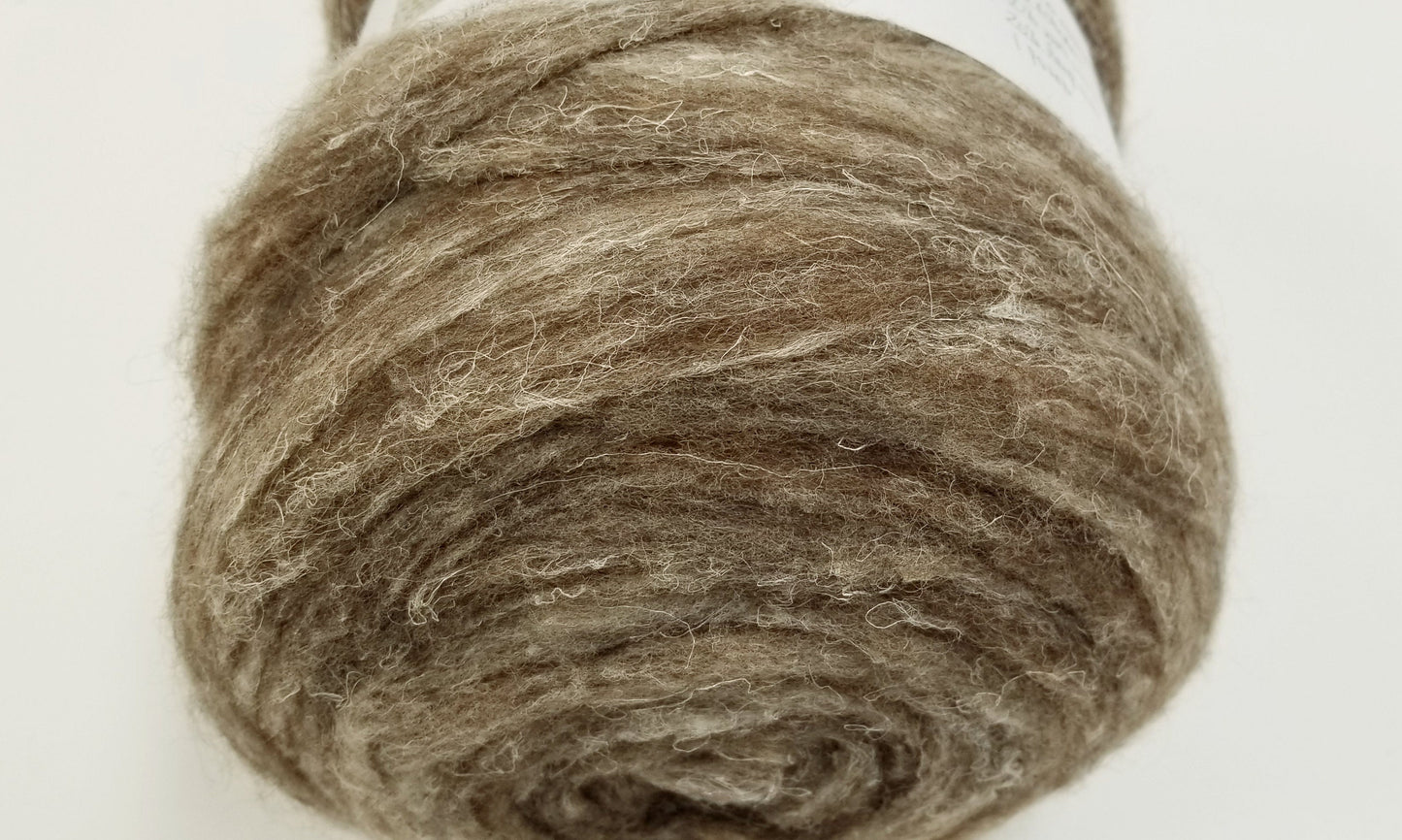 Hemp, Alpaca and Wool Fiber - Custom Blend Roving