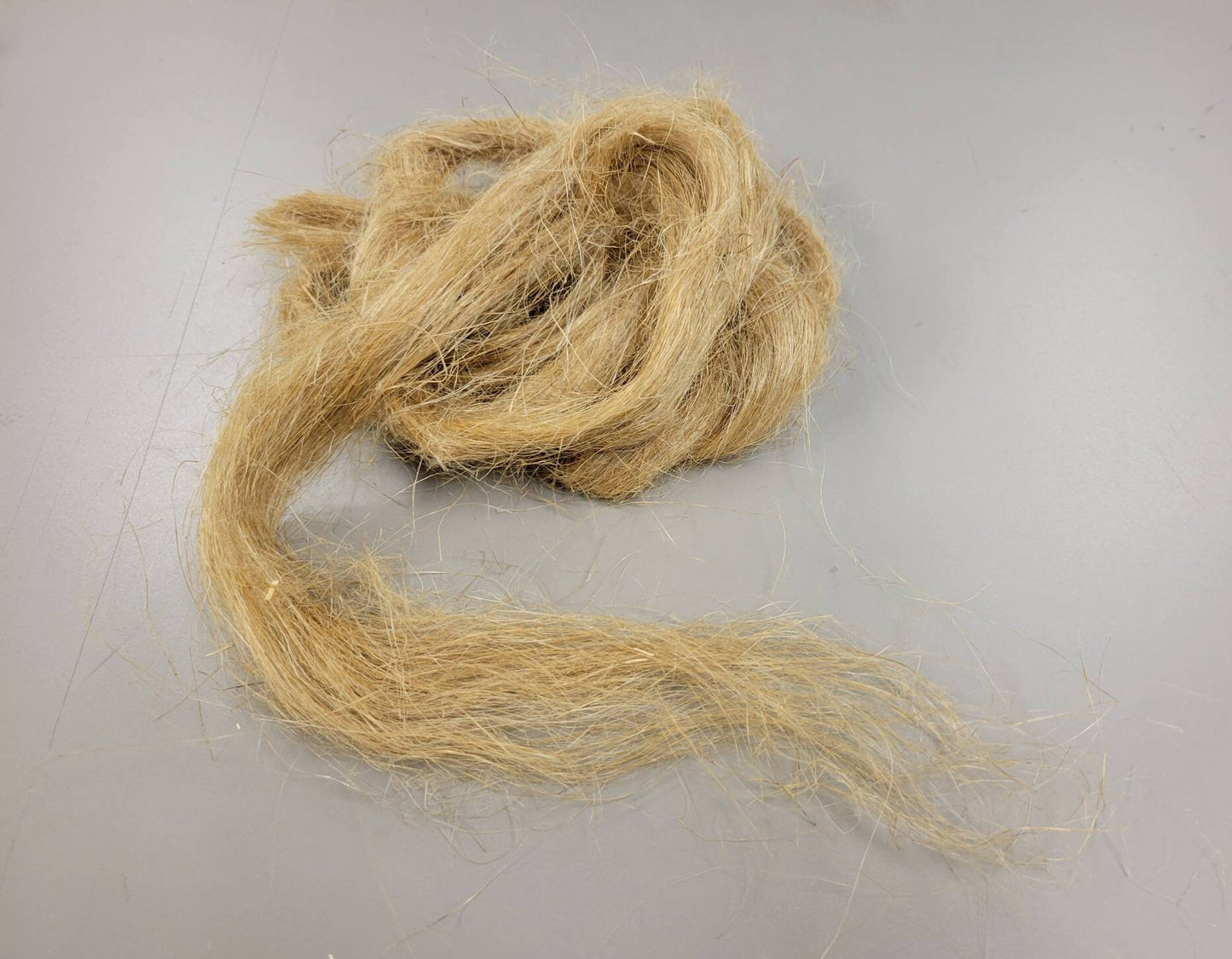 FLAX Fiber. Card Sliver Natural. Semi Combed. Great for Carding, Knitting, Weaving, Fiber Arts!