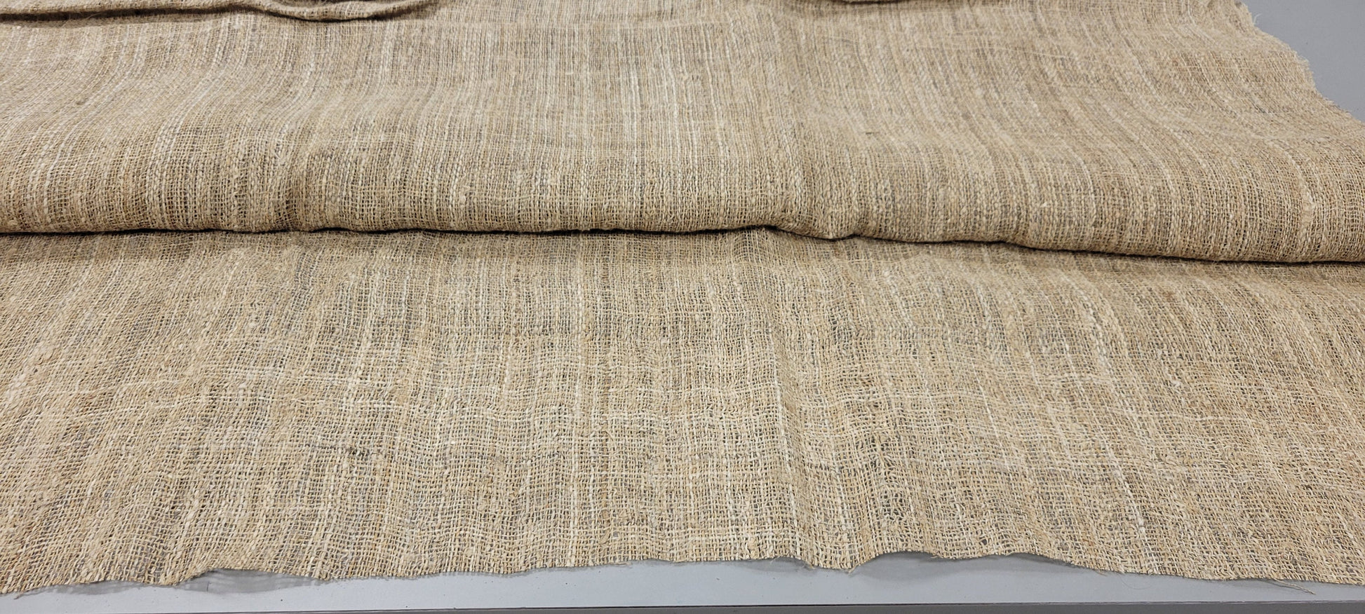 Hemp Hand-Woven Fabric. By the 1/2 Yard. 100% Plant Fiber. 45" Wide