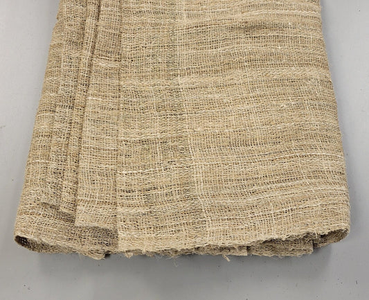 Hemp Hand-Woven Fabric. By the 1/2 Yard. 100% Plant Fiber. 45" Wide