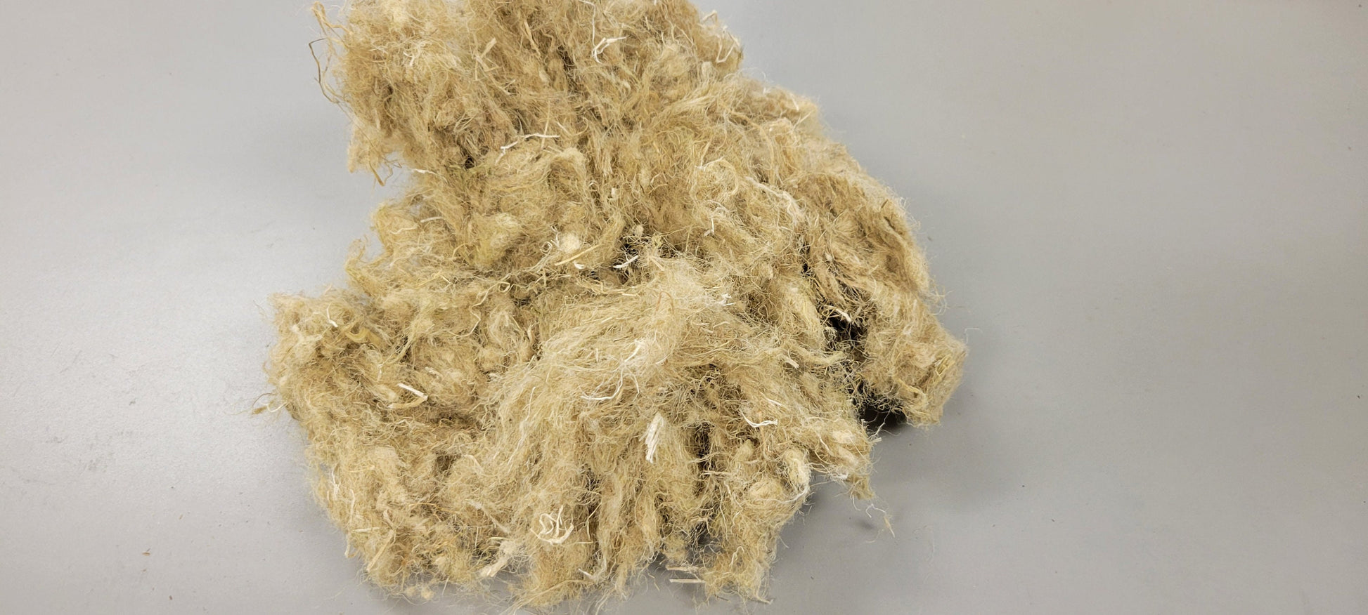 USA Hemp Fiber 2 (oz) ounce. Short Staple Not Carded. Great for Crafts, Paper Making, Fiber Arts! Perfect to use as a natural stuffing