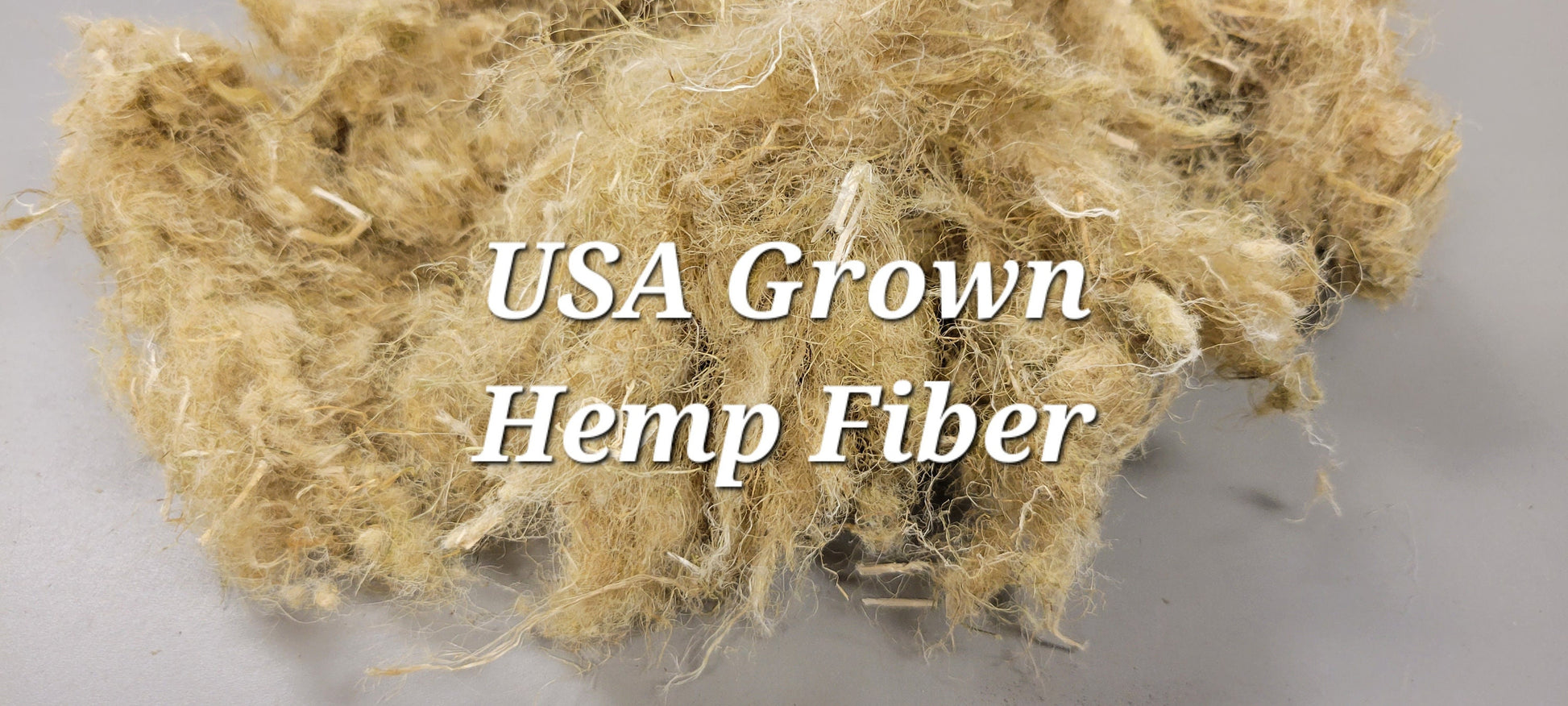 USA Hemp Fiber 2 (oz) ounce. Short Staple Not Carded. Great for Crafts, Paper Making, Fiber Arts! Perfect to use as a natural stuffing