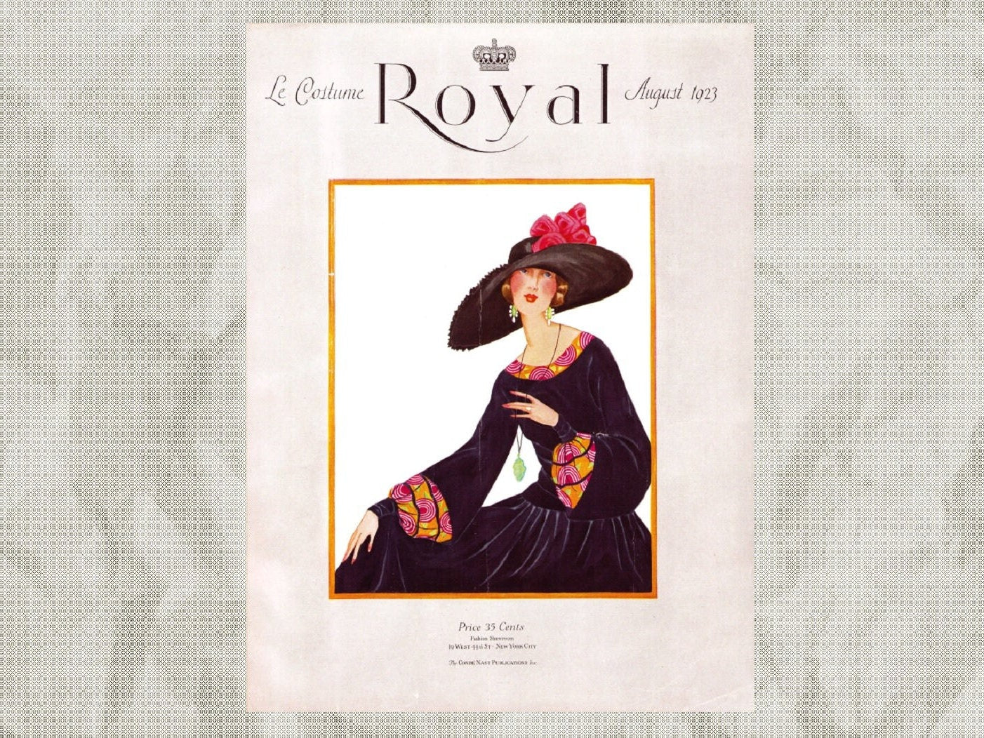 1923 Le Costume Royal August, Pattern Catalog E-book INSTANT DOWNLOAD 1920s Women's and Children's Fashion Magazine, Vol 27, No 11.