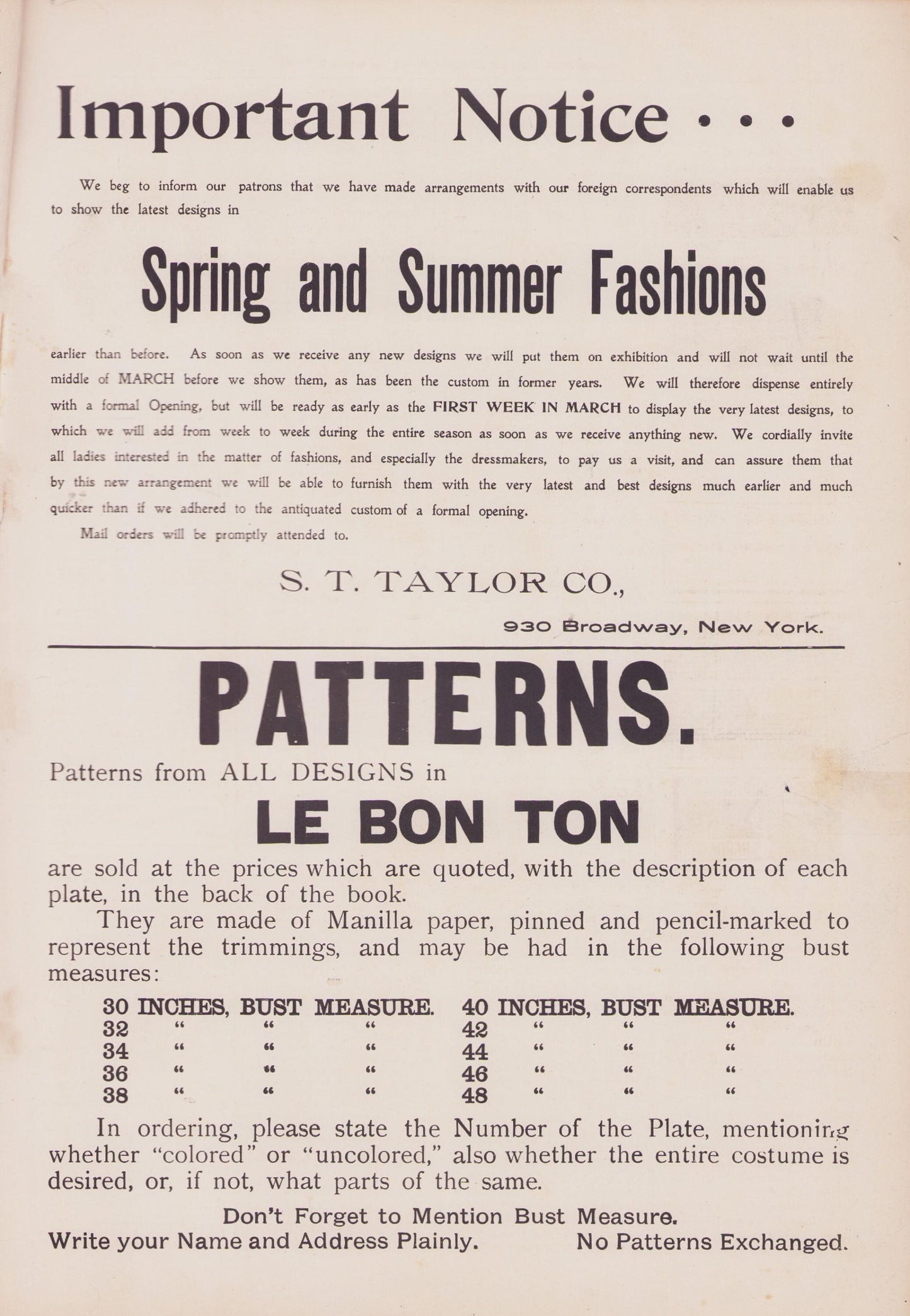 1898 Le Bon Ton Le Moniteur de la Mode United April. Catalog Monthly Report. Paris Fashions Ladies Dress, E-book DOWNLOAD, Vol 47 No 4.