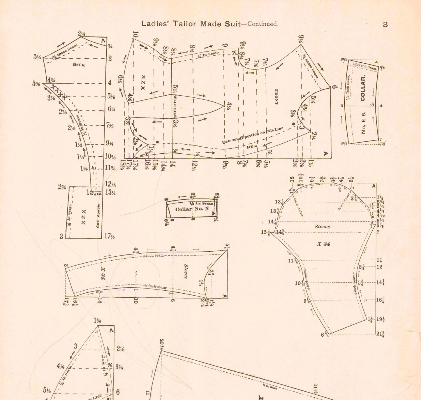 1898 Voice of Fashion November, Chicago Publishing Co, W. H. Goldsberry. Patten Book, Ladies, & Children. E-book DOWNLOAD, Vol 12 No 50.