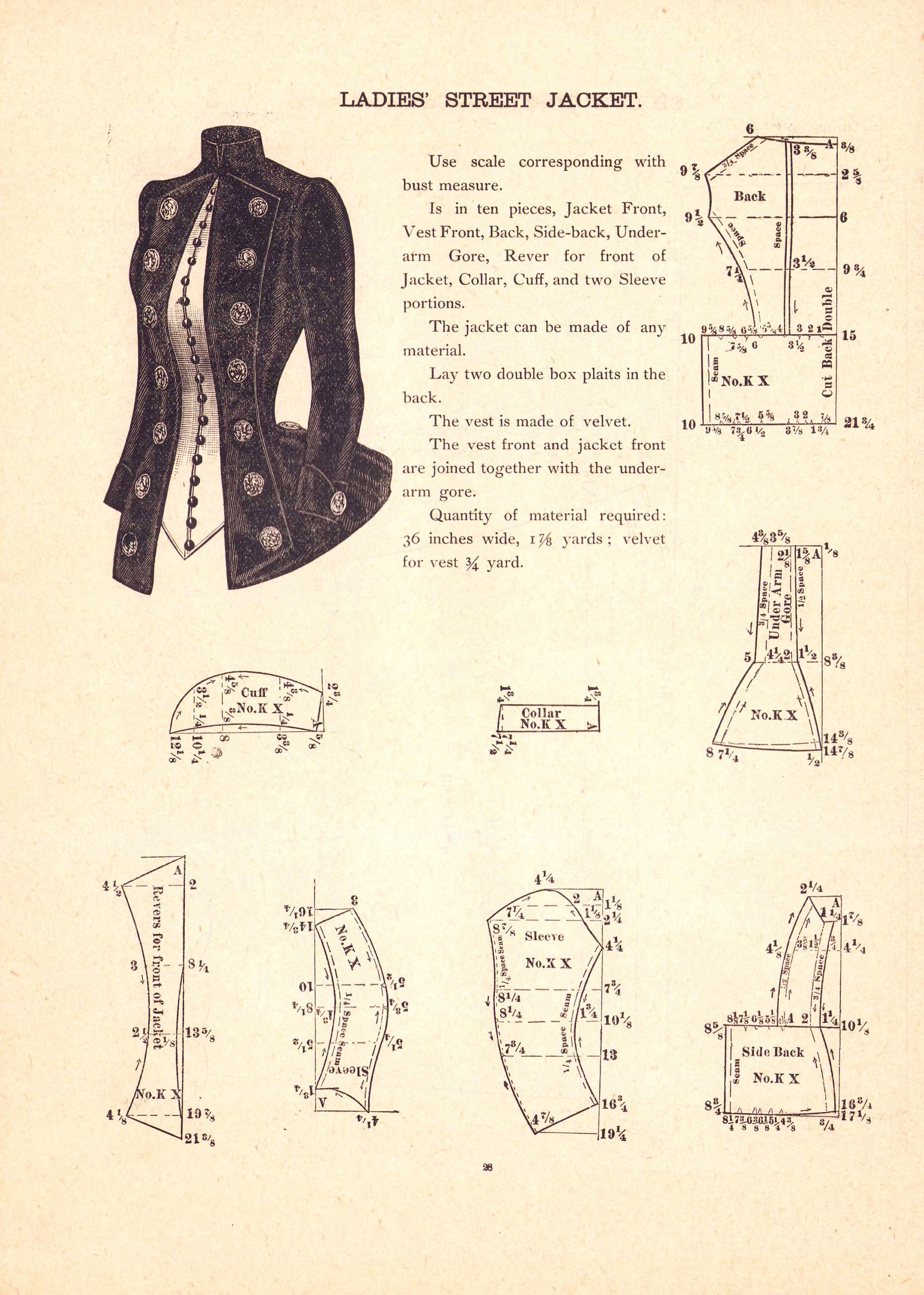 1886 The Voice of Fashion Fall, Chicago Publishing Co, National Garment Cutter. Patten Book, Ladies, & Children. E-book DOWNLOAD.