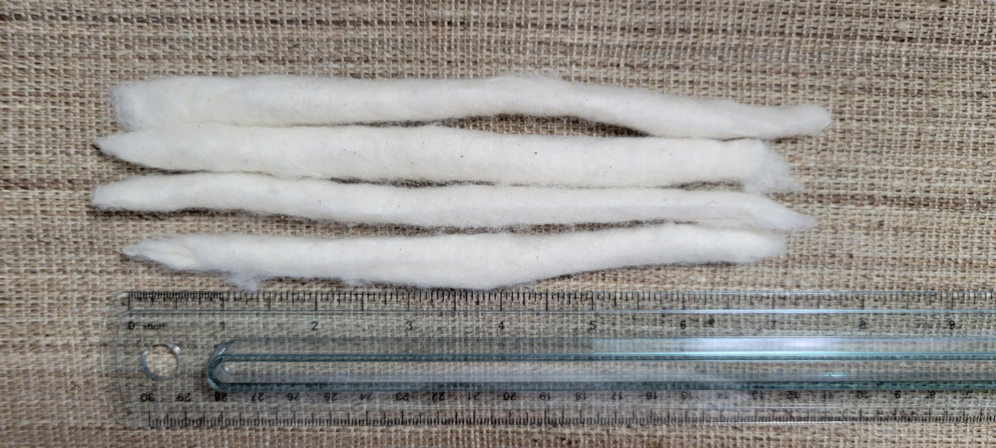 Cotton - 0.5 oz of Hand-Rolled Cotton Poonies. Approximately 12 Poonies.