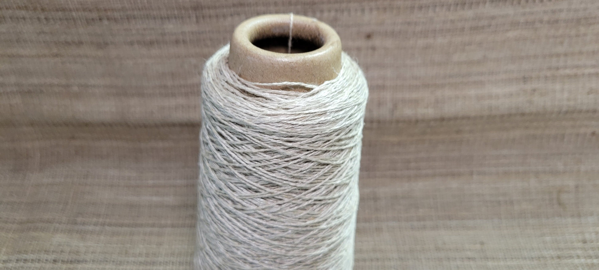 100% Hemp Yarn. 250 Yards. Cone Natural Fine Twine. 2-Ply. Great for Kitting, Crochet, Weaving, Craft, Slow Stitch, Mending.