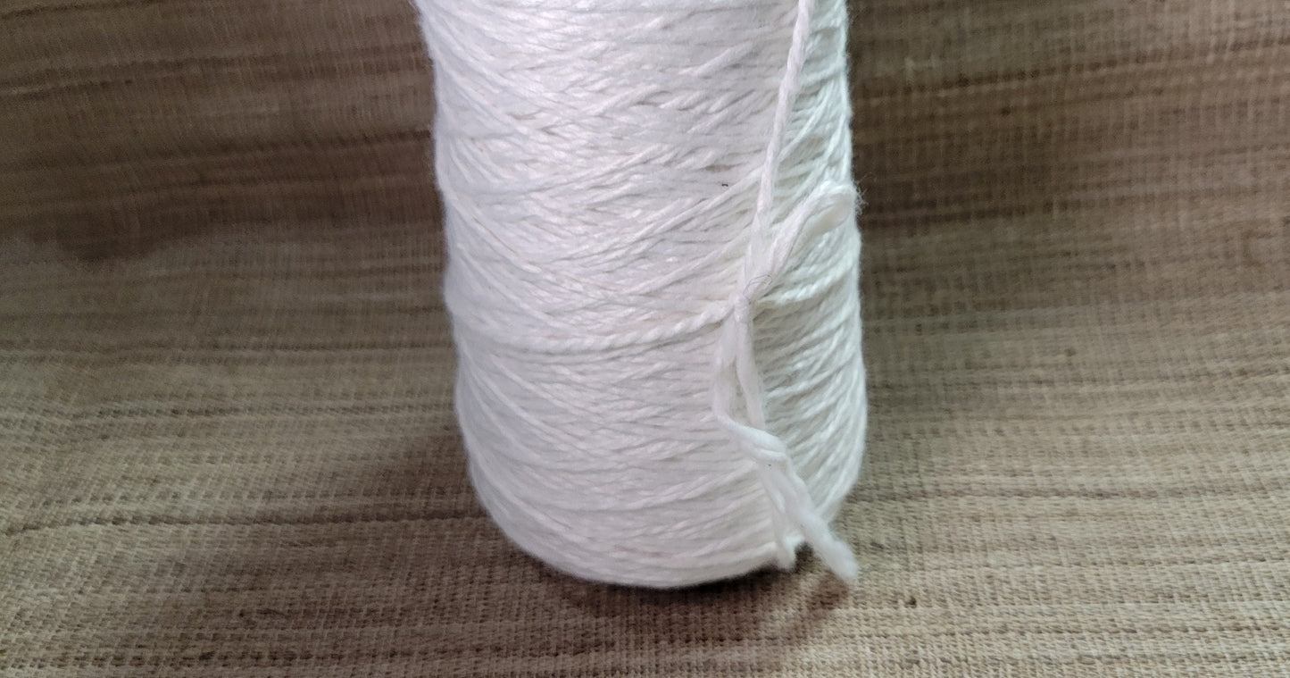 Milk / Coffee Yarn. Bulky. Specialty Fiber. Regenerative Process. Great for Kitting, Crochet, Weaving, Craft, Fiber Arts and Slow Stitching.