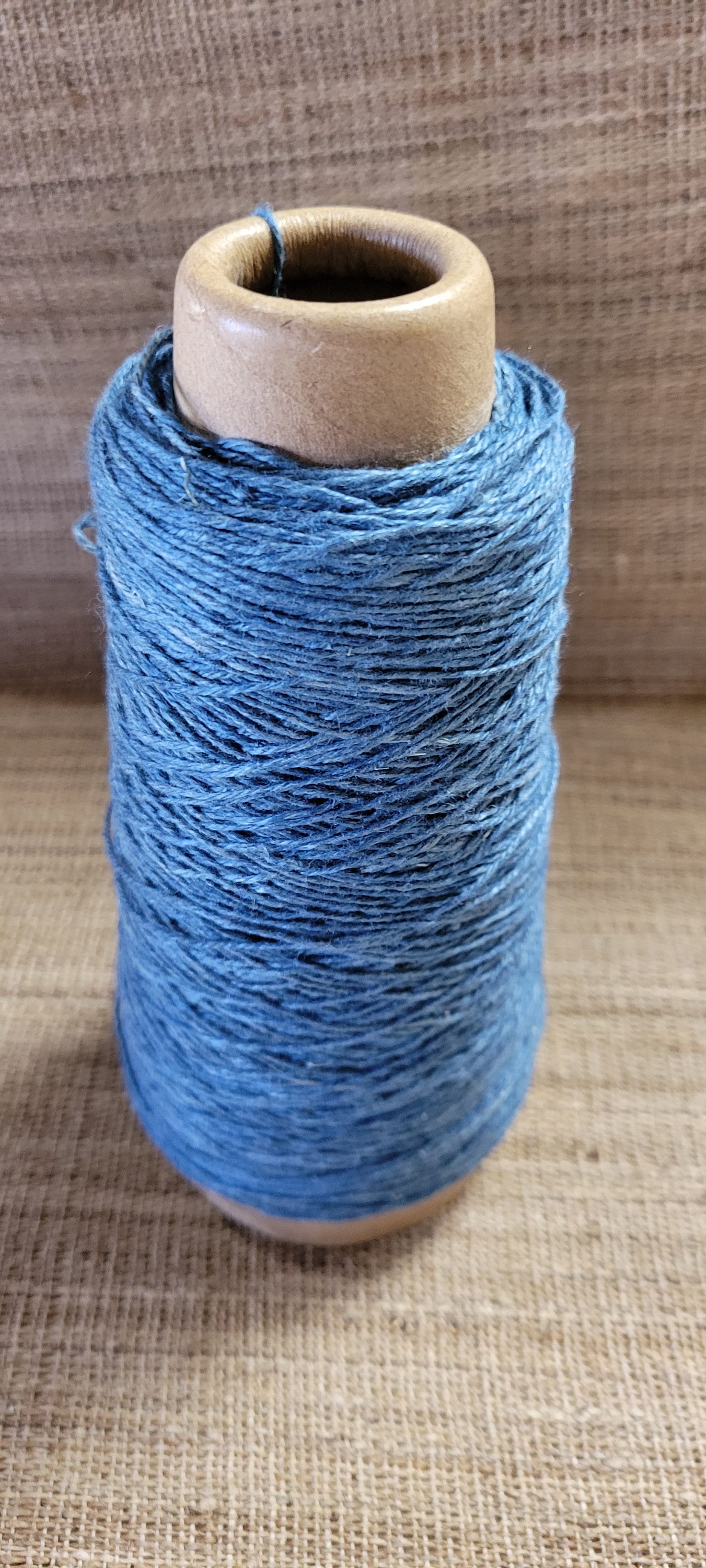 Blue Hemp 100% 3-ply Yarn 250 Yards Natural Fine Twine Great for Kitting, Crochet, Craft, Fiber Arts