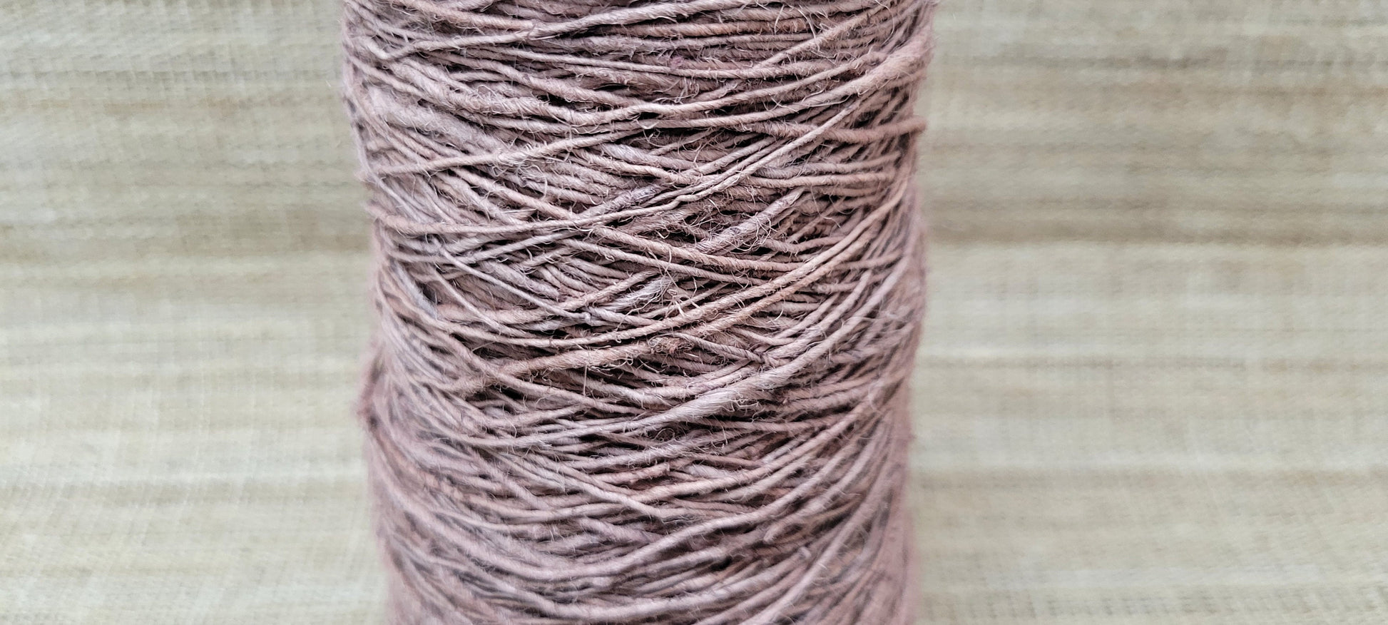 Nettle Yarn - Dyed Black Walnut & Madder - Hand Spun. Red / Brown. Great for Kitting, Crochet, Weaving, Craft, Fiber Arts