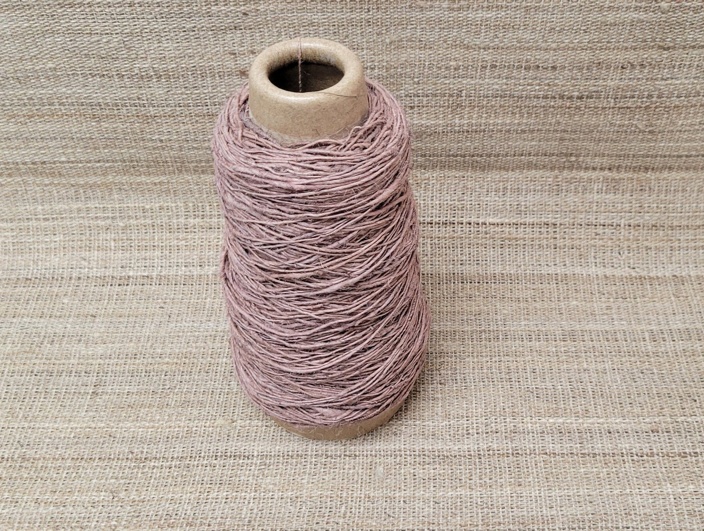 Nettle Yarn - Dyed Black Walnut & Madder - Hand Spun. Red / Brown. Great for Kitting, Crochet, Weaving, Craft, Fiber Arts