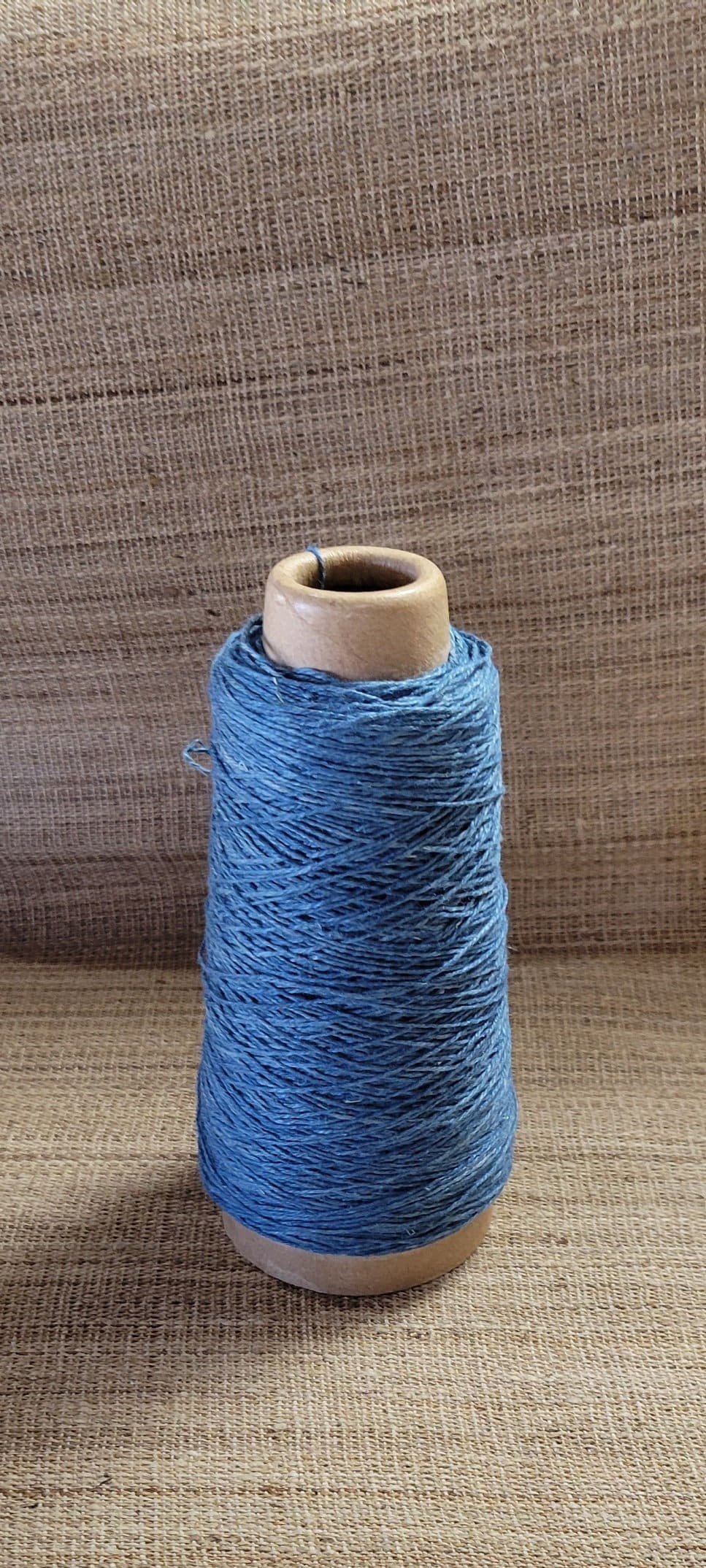 Blue Hemp 100% 3-ply Yarn 250 Yards Natural Fine Twine Great for Kitting, Crochet, Craft, Fiber Arts