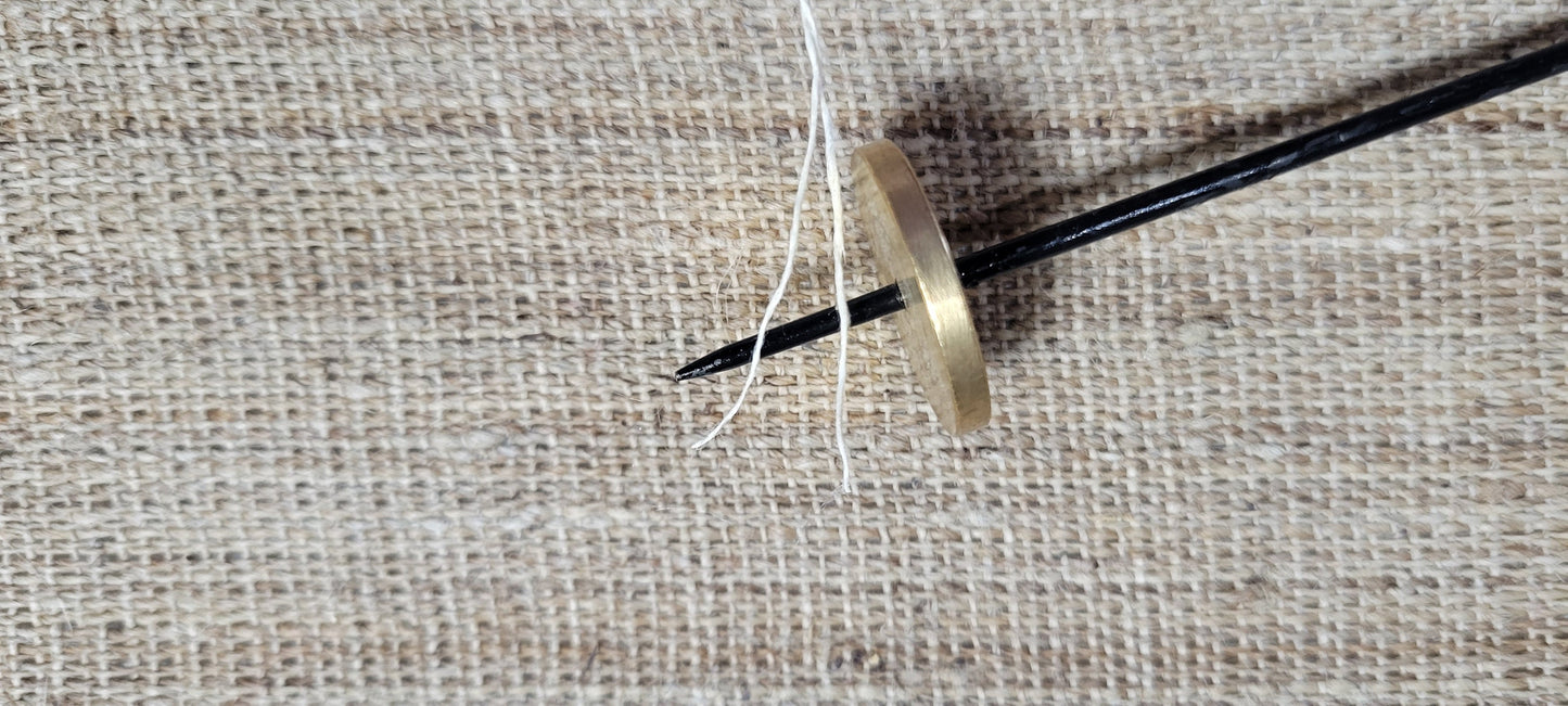 Hemp Thread, 10 Yards, Natural Fiber. 2-ply / 10/2. Great for Slow Stitch, Embroidery, Mending, Crafts and Fiber Arts. Bobbin.