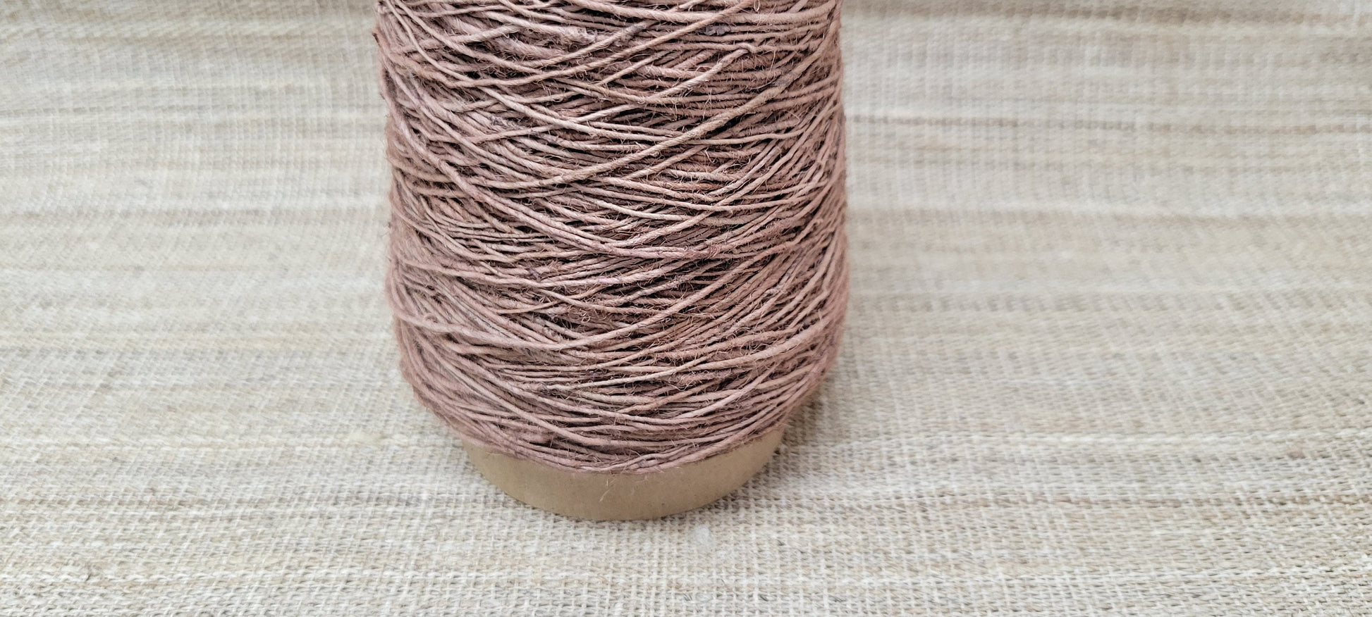 Nettle Yarn. Dyed Black Walnut & Madder - Hand Spun. Red - Brown. Great for Kitting, Crochet, Weaving, Craft, Fiber Arts