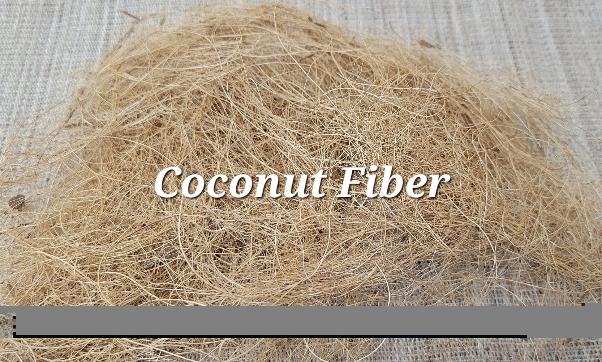 Coconut Fiber Bundle, Sold by 1 ounce, 100% Vegetable Fiber, Raw Not Combed, Great for Basketry, Pottery, Weaving, Fiber Arts and Crafts.