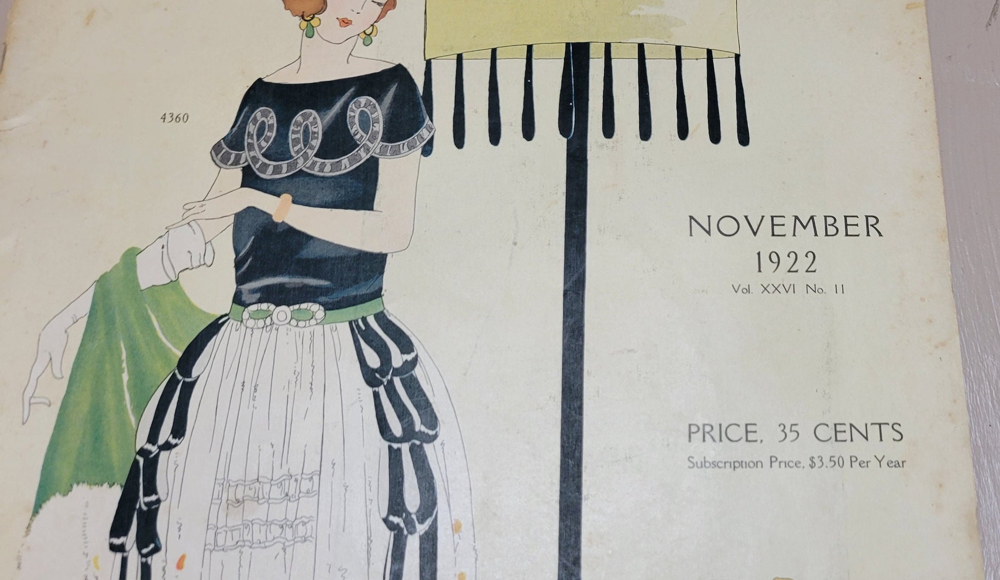 1922 Elite Styles November Original Dressmaker Tailor Fashion Catalog Ladies