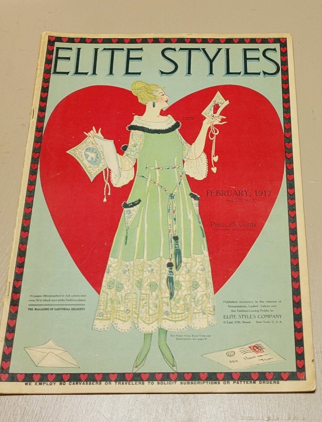 1917 Elite Styles Original February Dressmaker Tailor Fashion Catalog Ladies