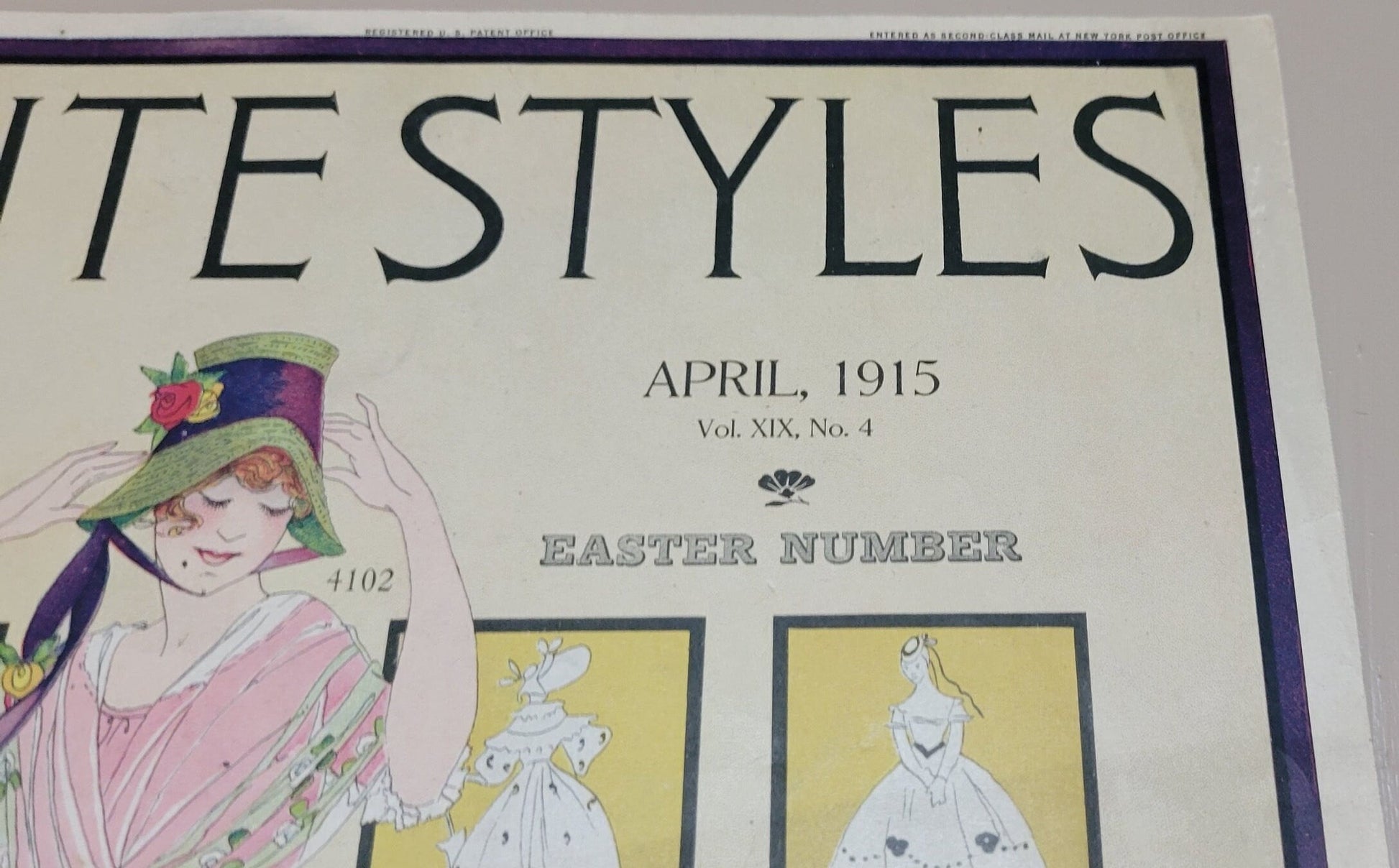 1915 Elite Styles April Original Dressmaker Tailor Fashion Catalog Ladies