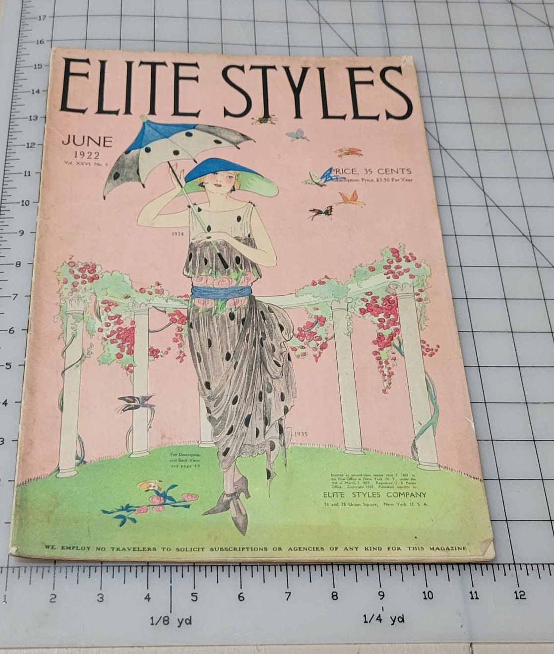 1922 Elite Styles June Original Dressmaker Tailor Fashion Public Catalog Ladies