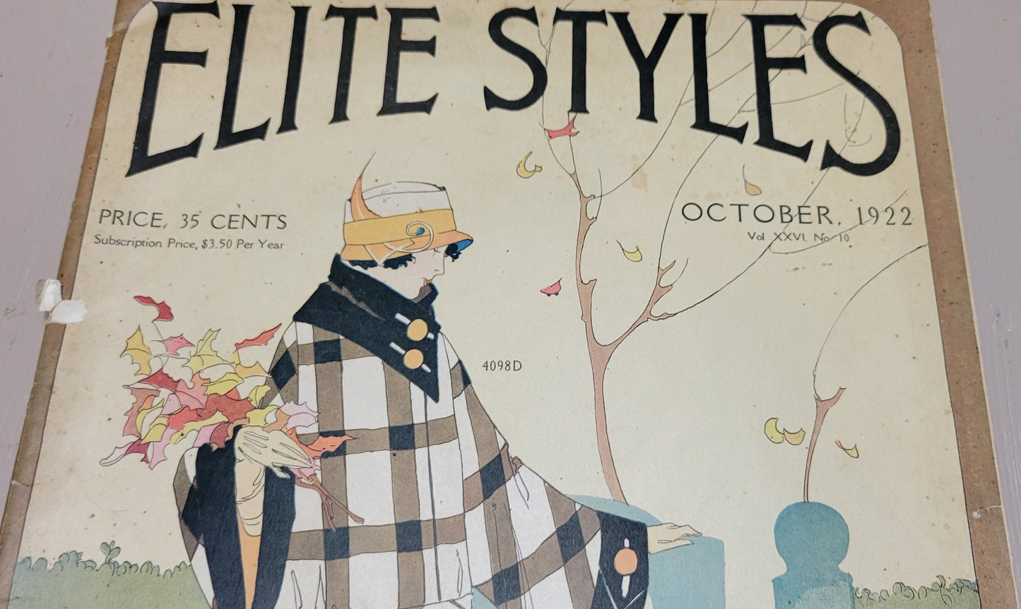 1922 Elite Styles October Original Dressmaker Tailor Fashion Catalog Ladies