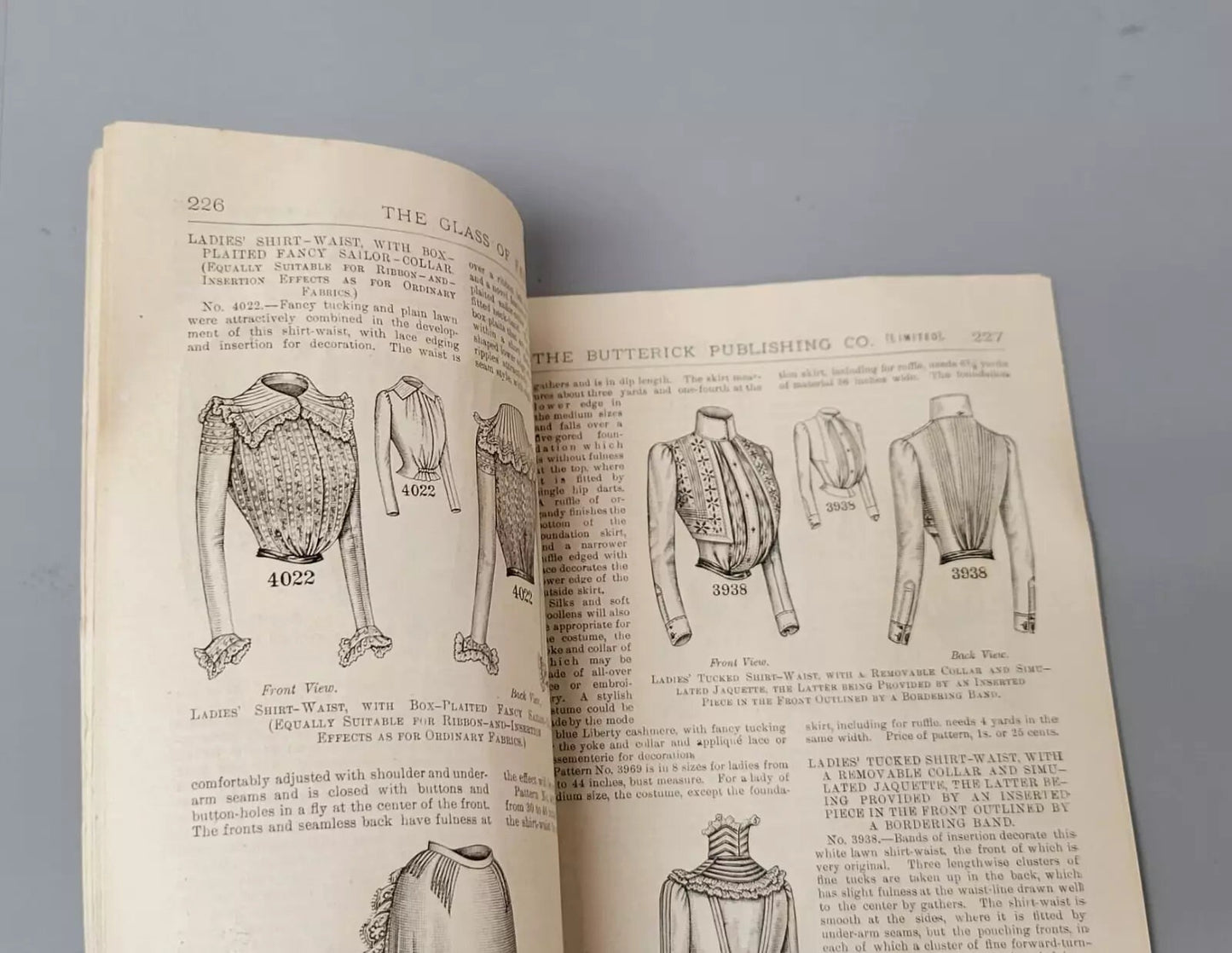 Original The Glass of Fashion. May 1900. Butterick Publishing. Vol 41 No 5.