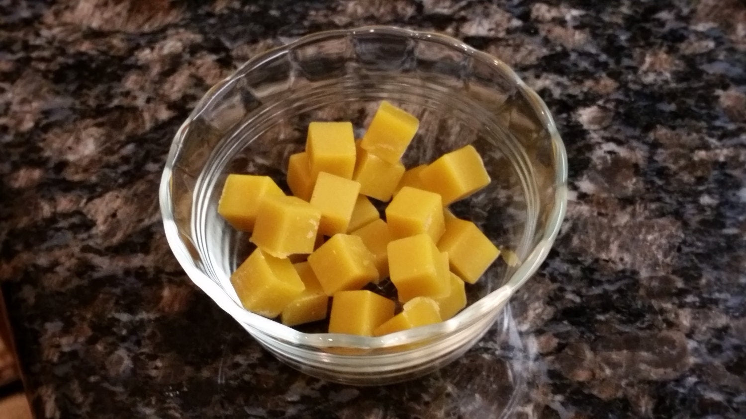 1 oz Organic Beeswax Cubes - 1 ounce / Farm Harvested Filtered Wax. Small Batch Projects