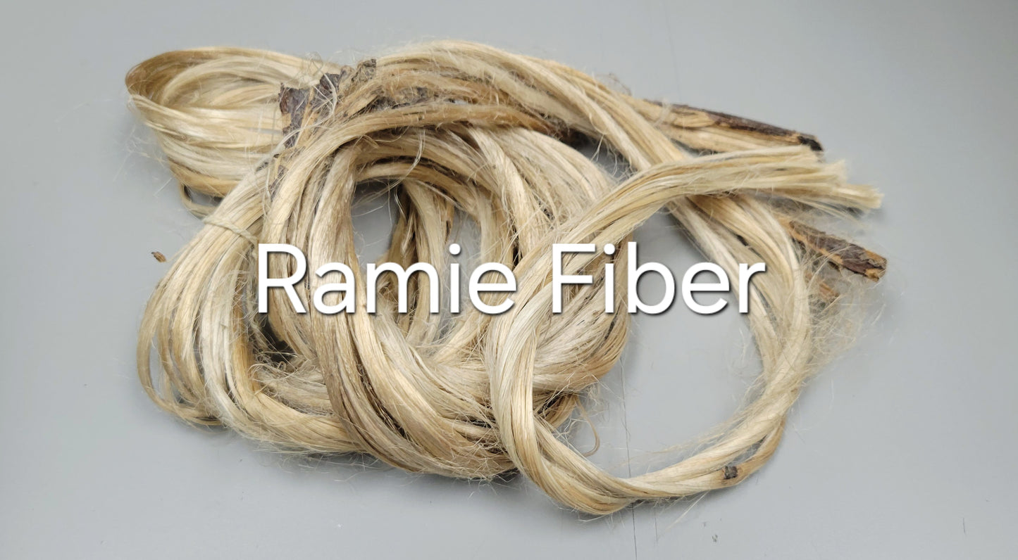 Ramie Fiber Bundle. 100% Natural Fiber.