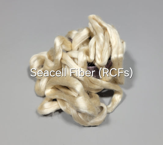 Seacell Fiber (RCFs). 1 ounce. Combed Sliver.